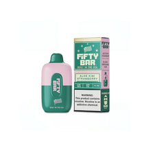 Load image into Gallery viewer, Aloe Kiwi Strawberry Fifty Bar Vape