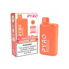 Load image into Gallery viewer, Pyro 6000 Puff Disposable Vape Strawberry Mango