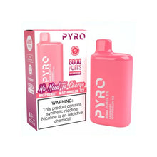 Load image into Gallery viewer, Pyro 6000 Puff Disposable Vape Raspberry Watermelon Ice