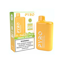 Load image into Gallery viewer, Pyro 6000 Puff Disposable Vape Pineapple Apple Pear