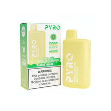 Load image into Gallery viewer, Pyro 6000 Puff Disposable Vape Banana Melon
