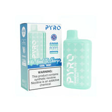 Load image into Gallery viewer, Pyro 6000 Puff Disposable Vape Cool Mint