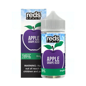 Reds Apple 7Daze Apple Grape Iced Vape Juice