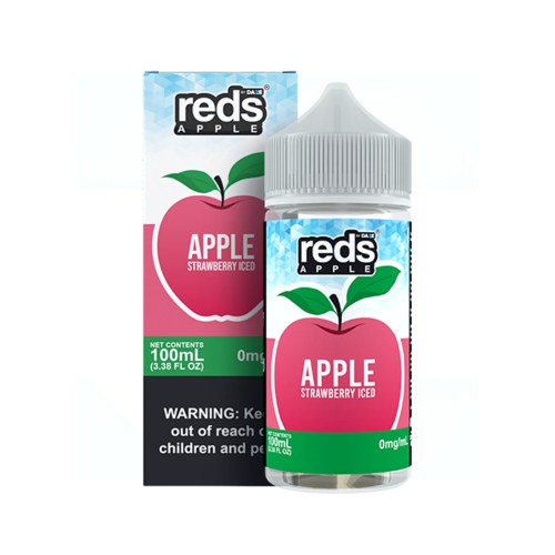 7 Daze Reds Apple Strawberry Iced Ejuice 100mL