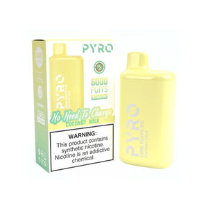 Pyro 6000 Puff Disposable Vape Coconut Milk