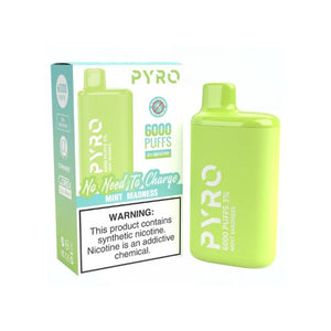 Pyro 6000 Puff Disposable Vape Mint Madness