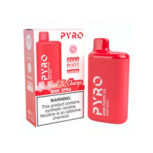 Load image into Gallery viewer, Pyro 6000 Puff Disposable Vape Quad Apple
