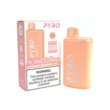 Load image into Gallery viewer, Pyro 6000 Puff Disposable Vape Strawberry Passionfruit Apple
