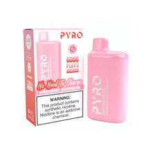 Load image into Gallery viewer, Pyro 6000 Puff Disposable Vape Strawberry Watermelon
