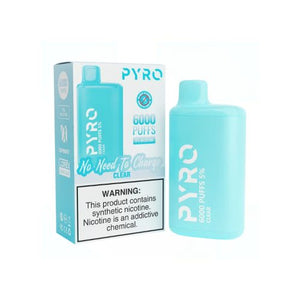 Pyro 6000 Puff Disposable Vape Clear