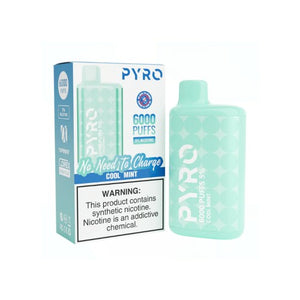 Pyro 6000 Puff Disposable Vape Cool Mint