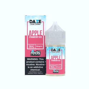 7 Daze Salt Series Apple Strawberry Iced Vape Juice