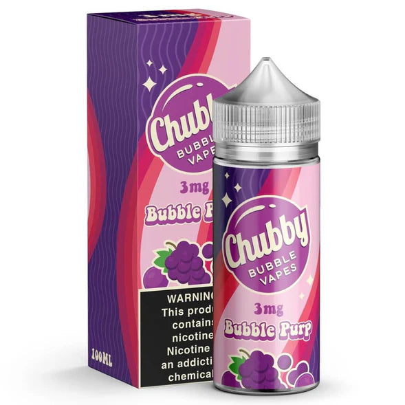 Chubby Bubble E-Liquid - Bubble Purp 100ml