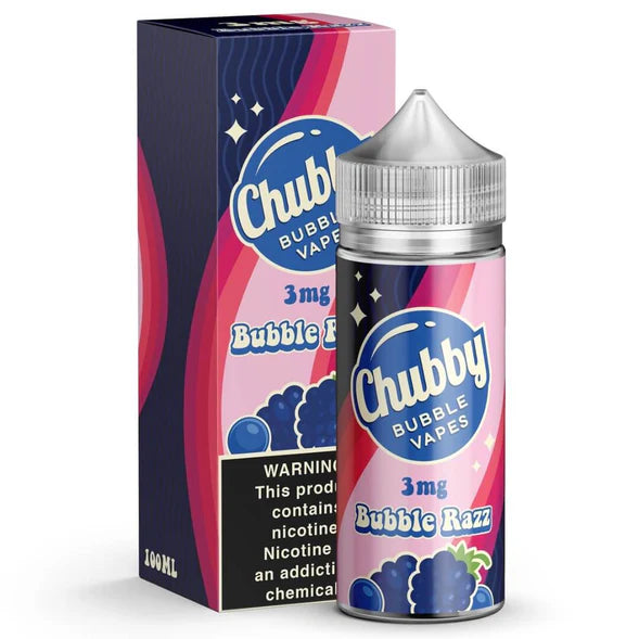 Chubby Bubble E-Liquid - Bubble Razz 100ml