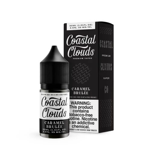 Coastal Clouds Salt E-liquid - Caramel Brulee 30ml