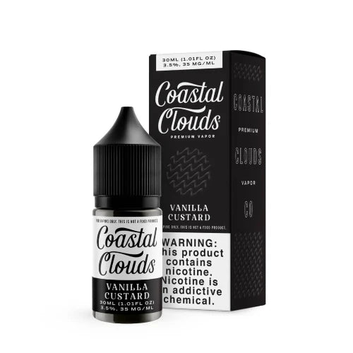 Coastal Clouds Salt E-liquid - Vanilla Custard 30ml