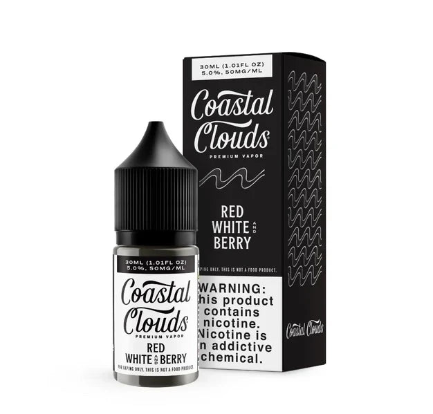 Coastal Clouds Salt - Red White and Berry 30ml