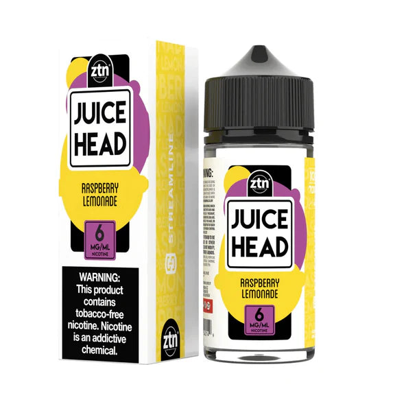 Juice Head E-Liquid - Raspberry Lemonade 100ml