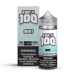 Keep It 100 Mint 100ML BOTTLE AND BOX
