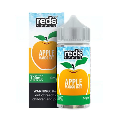 7Daze-Reds-Apple-Mango-Iced-Vape-Juice 7 Daze Reds Apple Mango Iced Ejuice 100mL