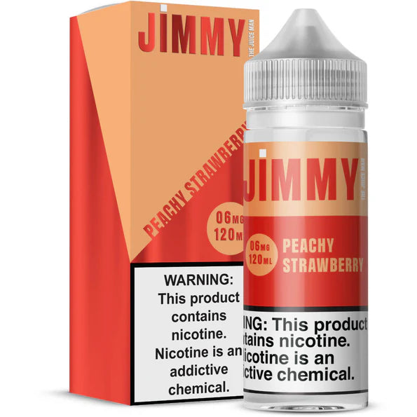 Jimmy_The_Juice_Man_120ml_E-Juice_Peach_Strawberry Jimmy the Juice Man - Peachy Strawberry