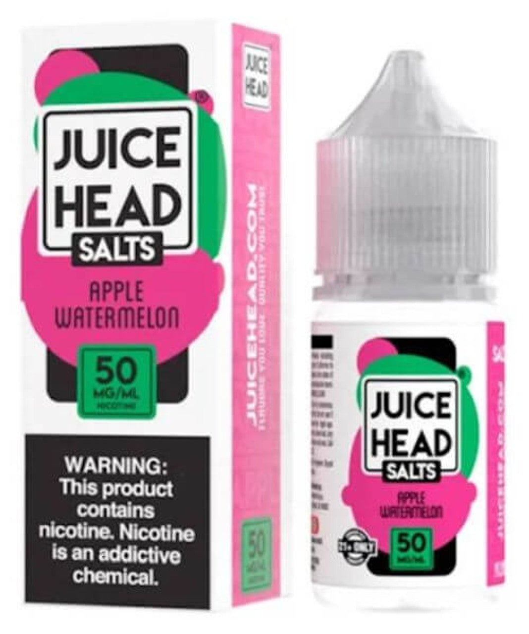 Juice_Head_Salt_Apple_Watermelon_E-Liquid_30ml Juice Head Salt Apple Watermelon E-Liquid 30ml