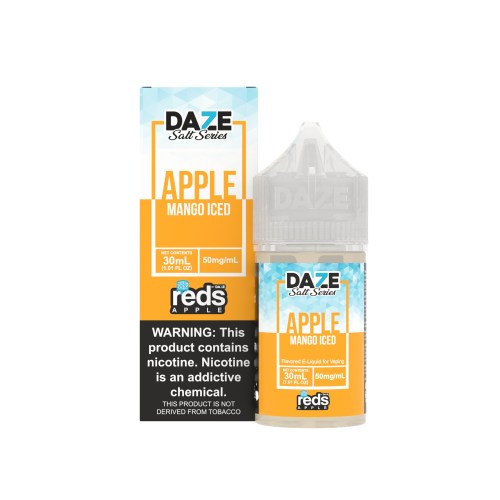 Reds-Apple-7-Daze-Salt-Series-Apple-Mango-Iced-30ml-E-Juice 7 Daze Salt Series Apple Mango Iced Vape Juice
