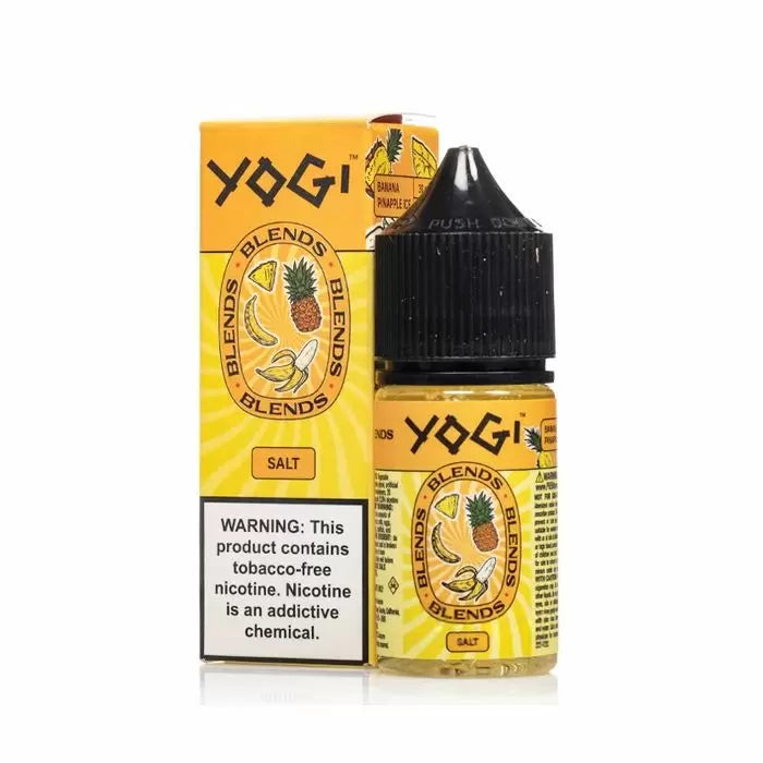 banana_pineapple_ice_yogi_blends_salts_30ml Banana Pineapple Ice Yogi Blends Salts 30ml