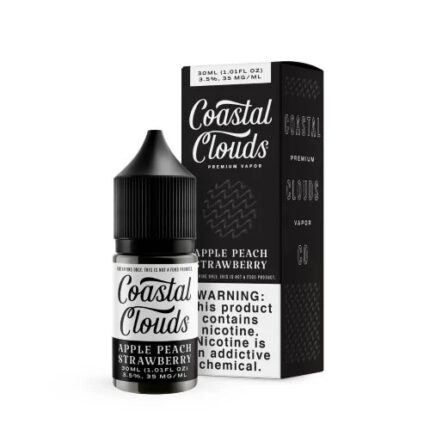 Coastal Clouds Salt E-liquid - Apple Peach Strawberry 30ml