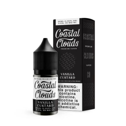 Coastal Clouds Salt E-Liquid Vanilla Custard 30ml