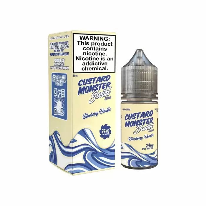 custard-monster-swirl-edition-30ml-nic-salt-e-liquid-by-jam-monster-blueberry-vanilla Custard Monster Swirl Salt Blueberry 30ml