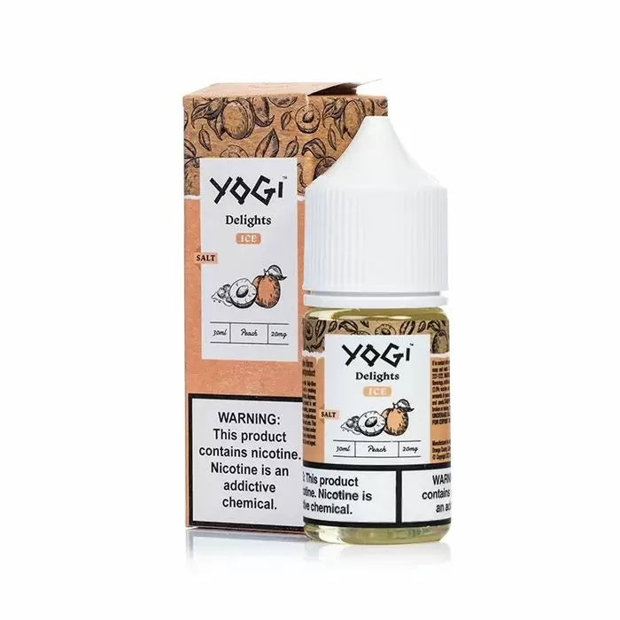 peach_ice_yogi_delights_salts_30ml Yogi Delights Salt - Peach Ice 30ml