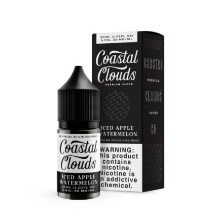 Coastal Clouds Salt E-liquid – Iced Apple Watermelon 30ml