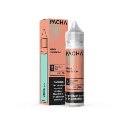 Pacha E-Liquid – White Peach Ice 60ml
