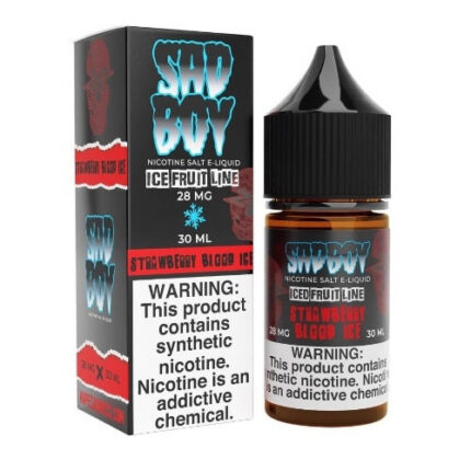Sadboy Salt E-Liquid – Strawberry Blood Ice 30ml