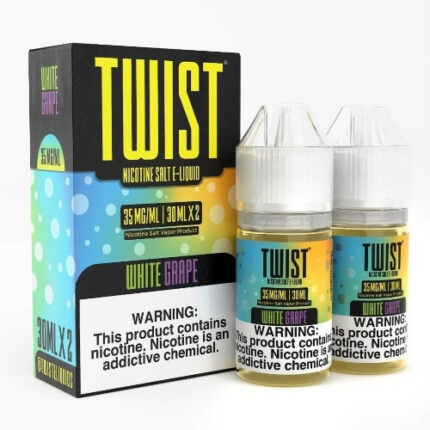 Twist E-Liquid Salts – White Grape 2x30ml